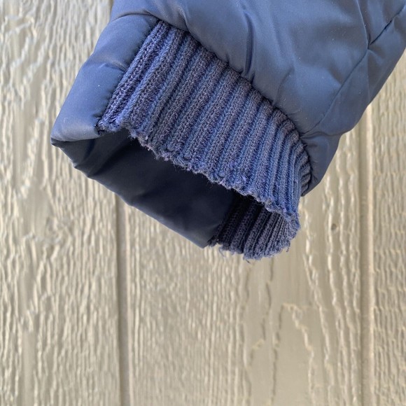 Vintage Lake Forest Custom Quality Winter Coat Size Med With Ski Patches Sewn On - Picture 5 of 12